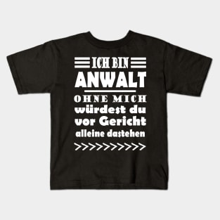 Anwalt Verteidigung Gericht Beruf Geschenk Kanzlei Kids T-Shirt